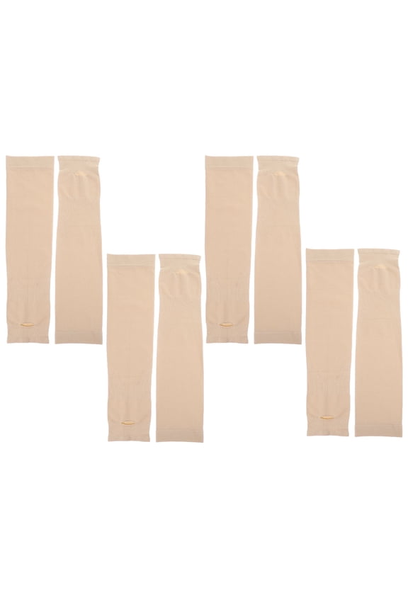 ELAYARD 4 Pairs Outdoor Sports Sun Screen Cuff Arm Sleeves for Men and Women Summer Use Heat Resistance Chinlon