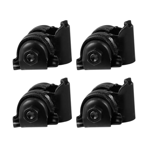 ELAYARD 4-Pack Adjustable Universal Bike Seatpost Clamps, Black Seat Tube Clips Compatible with Mountain and Road Bikes