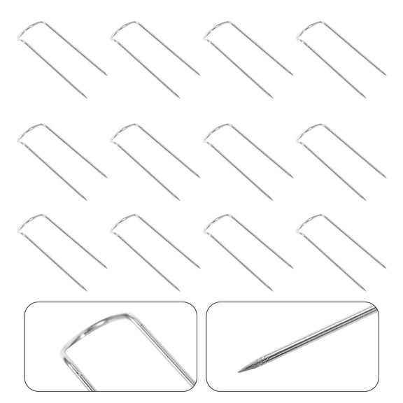 ELAYARD Stainless Steel U Shaped Pins for Decor and Quilting Precision Positioning