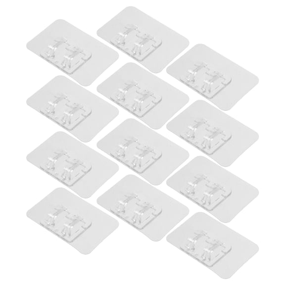 ELAYARD 40Pcs Car Floor Mat Holder Clips Transparent Adhesive No Drilling Fixing Tool for Mats