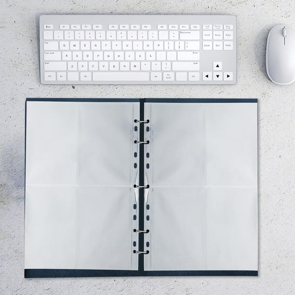 ELAYARD Waterproof Photo Album Inserts PP Transparent Easy Organization