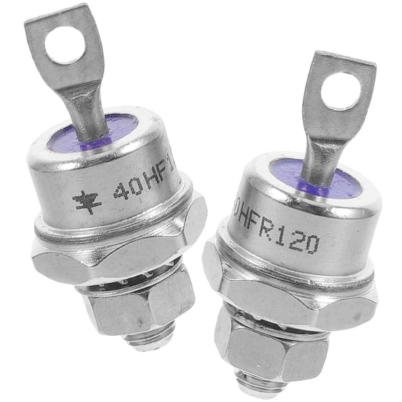 ELAYARD 2Pcs Rectifier Diode Spiral Metal for Battery Charging and High Power Motor Use