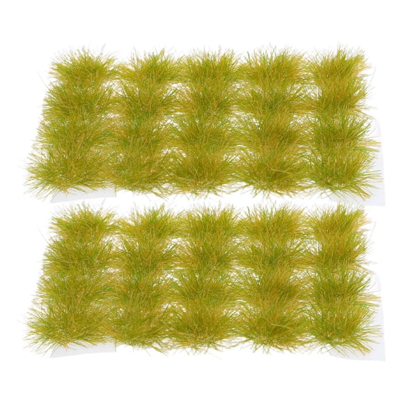 ELAYARD 40Pcs Green Plastic Model Landscape Materials for Train Sets, Dioramas, and Miniature Scenery