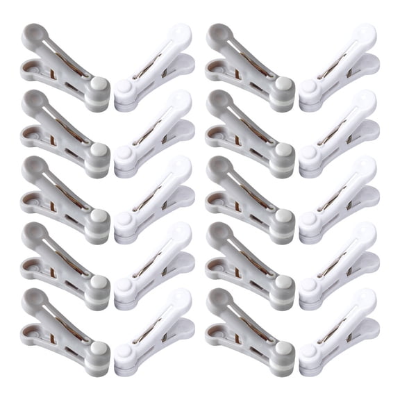 ELAYARD 48Pcs Multipurpose Windproof Clothes Pins for Laundry, Outdoor Use, Plastic Clothespins