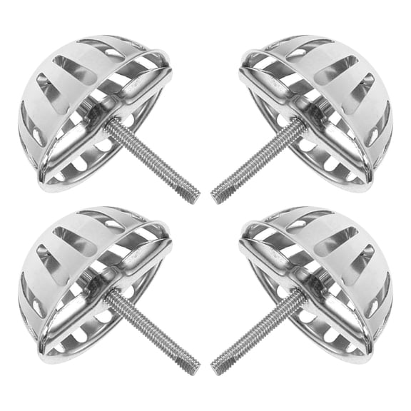ELAYARD Urinal Drain Strainer Stopper Anti-Clogging Stainless Steel Bathroom Use 4Pcs