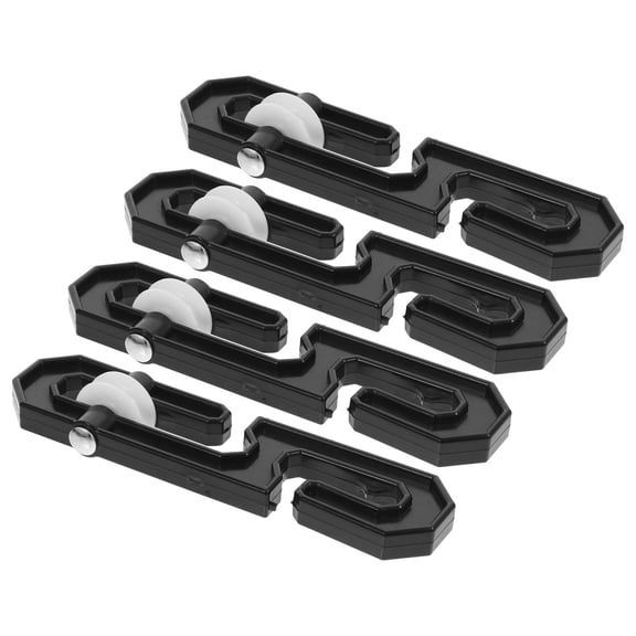 ELAYARD 4Pcs Clothesline Spreader Pulley Kit with Plastic Nylon Hardware for Efficient Outdoor Clothes Drying