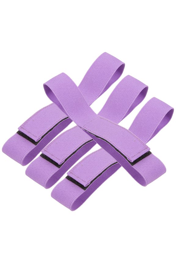 Strap for Wigs Wig Accessory Purple Cloth 4Pcs