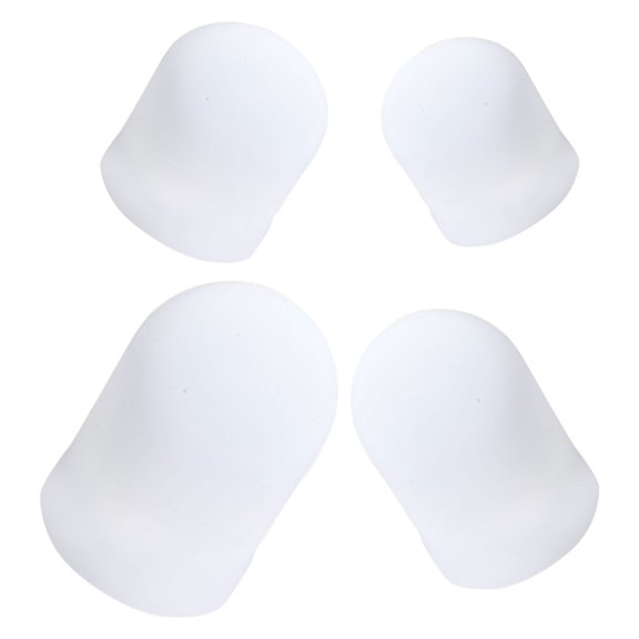 ELAYARD 4Pcs Flashlight Diffuser Dome White Silicone Cover Soft Light Shade for Camping Hiking