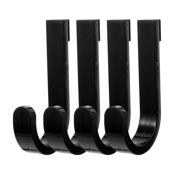 ELAYARD 4Pcs Heavy Duty Plastic J Hooks for Shed Storage Shelving and Garage Wall Organization