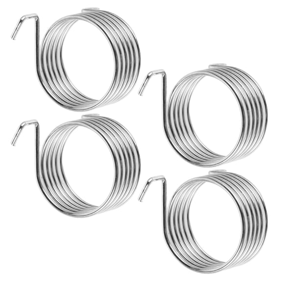 ELAYARD 4Pcs High Strength Tension Springs for Diesel Tiller Throttle Speed Mechanism Plated Silver
