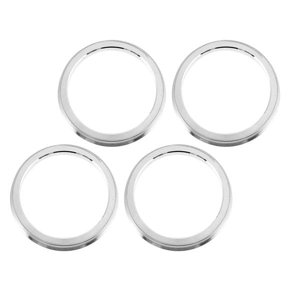 ELAYARD 4Pcs Hub Centric Rings Replacement Silver Center Bore Adapter for Car Exterior Decorations