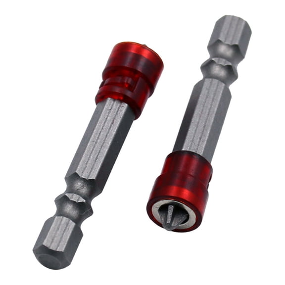 ELAYARD 4Pcs Long Screwdriver Bit Set Magnetic Steel Drill Tips for Durable Drilling Use Multi Color