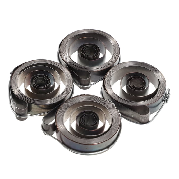 ELAYARD 4Pcs Vintage Steel Clock Power Spring Replacement for Mechanical Clocks