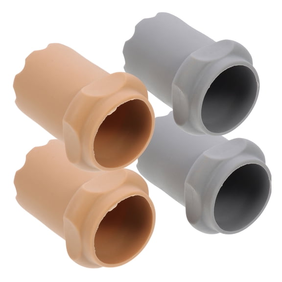ELAYARD 4Pcs Microphone Protection Sleeves Silicone Brown Easy Installation for Singers