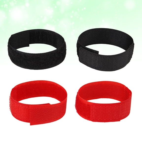 ELAYARD Sound Proof Pet Collar Neck Rings Nylon Red Pet Supplies Daily Use 4Pcs