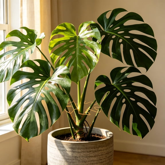 ELAYARD Set of 4 Reusable Iron Monstera Plant Support Frames for Indoor Climbing Vines and Growth