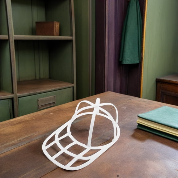 ELAYARD Baseball Cap Washer Cage Plastic Hat Protector Universal Fit White 4Pcs