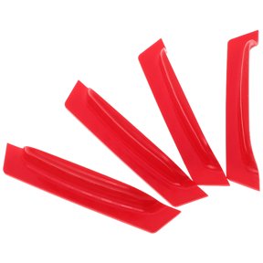 ELAYARD 4Pcs Red Waterproof Car Rear Camera Rain Cover Shield Protecting Lens from Water Dirt Snow