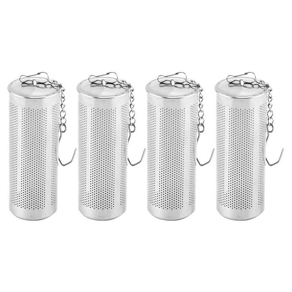 ELAYARD 4Pcs Household Tea Leaf Strainers Stainless Steel Fine Hole Design Practical for Loose Tea