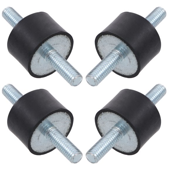 ELAYARD 4Pcs Rubber Stud Vibration Isolator Mounts for Noise and Shock Reduction in Industrial Machines