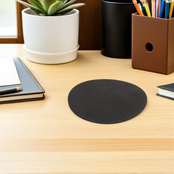 ELAYARD Self-Adhesive EVA Lamp Base Pads, Black Non- Anti-Scratch Furniture Protectors for Home Use