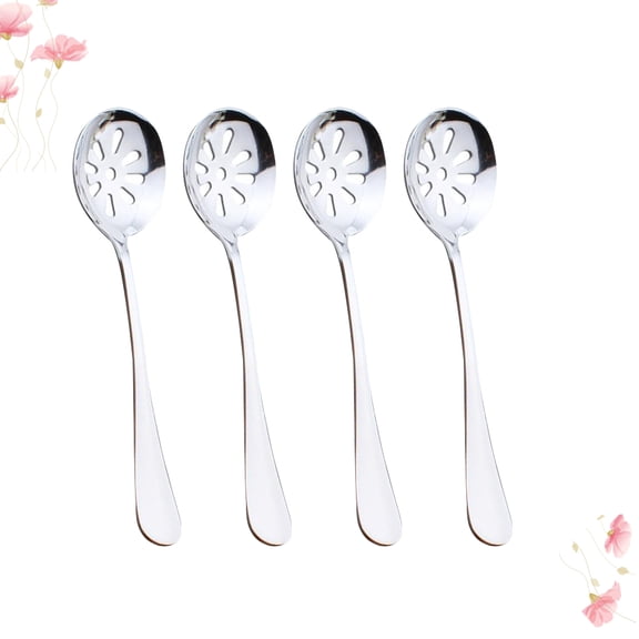 ELAYARD Stainless Steel Perforated for Soup and Western Food 4Pcs