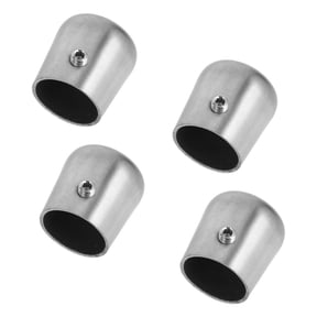 ELAYARD Stainless Steel Handrail End Caps for Railing, 4-Pack Hardware Accessories, Easy Installation for Staircase and Deck