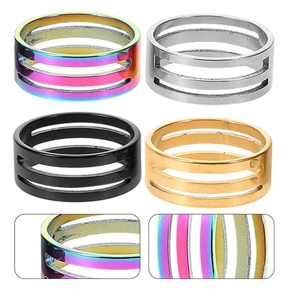 ELAYARD 4Pcs Stainless Steel Jump Ring Opening and Closing Tools for DIY Craft Projects