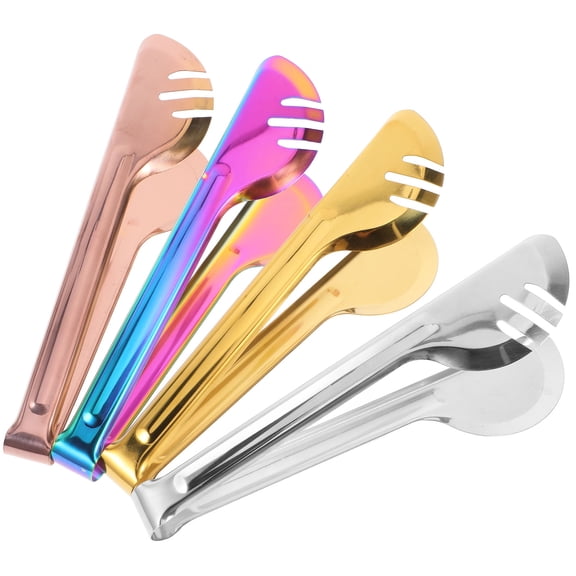 ELAYARD Chef Tongs Kitchen Utensils for Handling Steak 4pcs