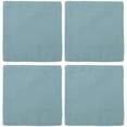 thumbnail image 1 of ELAYARD Sky-Blue Water Absorbent Canvas Coasters for Coffee Table 4Pcs, 1 of 8