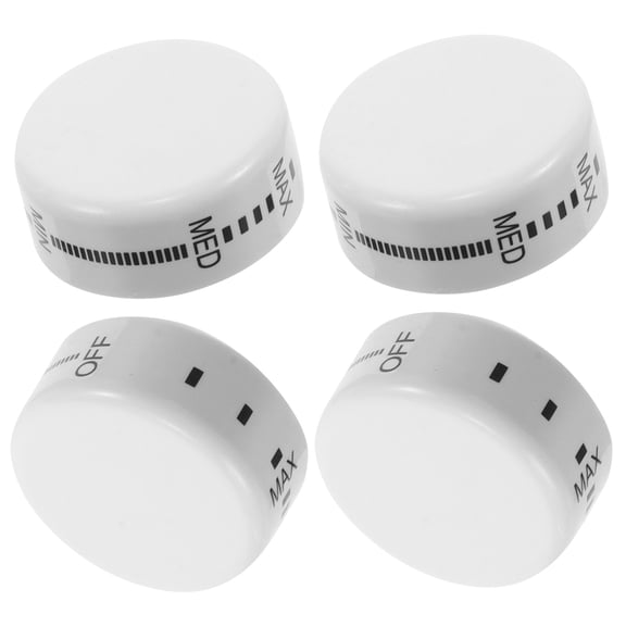 ELAYARD Universal White ABS Temperature Control Knob for Refrigerator and Freezer, Home Appliance Replacement Accessory