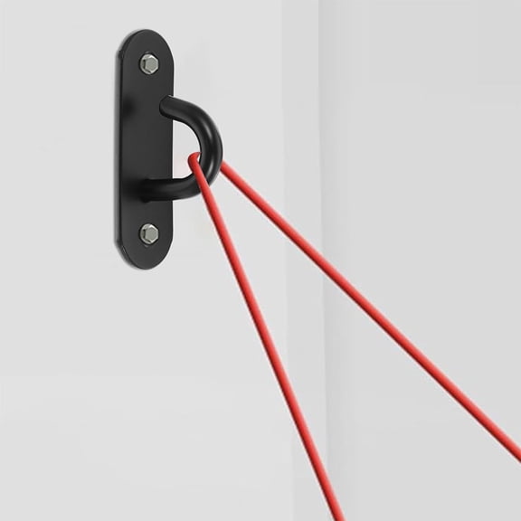 ELAYARD 4Pcs Heavy Duty Wall Mount Hooks for Resistance Bands and Yoga Strap Fixing