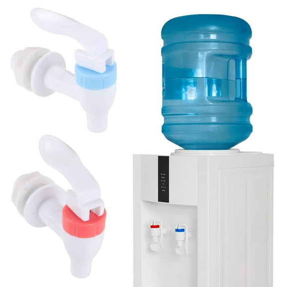 ELAYARD 4Pcs Water Dispenser Spigot Replacement Plastic Faucet Tap Assorted Colors for Home Use