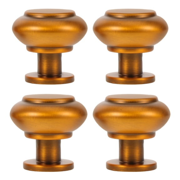ELAYARD 4-Pack Zinc Alloy Cabinet Knobs, Modern Single Hole Handles for Kitchen, Wardrobe, Drawer, and Furniture Decoration