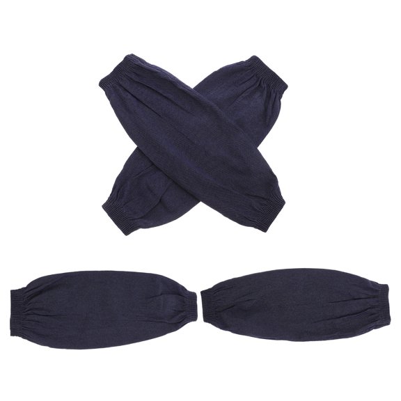ELAYARD 2Pairs Heavy Duty Wear Resistant Arm Protector Sleeves Denim Material for Industrial Safety