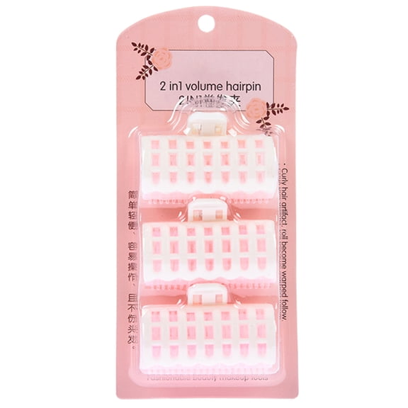 ELAYARD 4 Sets Hair Styling Sponge Curlers Lightweight Plastic Hair Tools for Beautiful Natural Curls