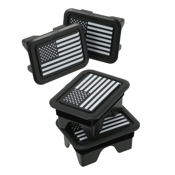 ELAYARD 4pcs Plastic Bed Hole Covers Plugs for Truck Bed and Optimization Accessories