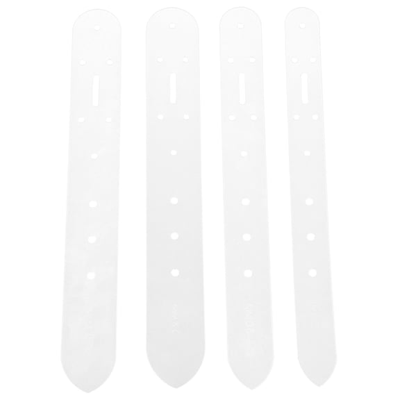 ELAYARD 4pcs Belt Hole Punch Template Tool for Crafting Belts Watch Bands Dog Collars Saddles and DIY Projects