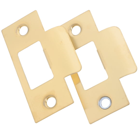 ELAYARD 4-Pack Stainless Steel Door Lock Protector Plates with Golden Finish, Interior Door Security Hardware