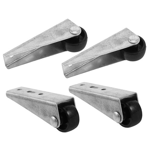 ELAYARD 4Pcs Furniture Guide Wheels Nylon Roller Track Stable Silent Swivel Casters Multi