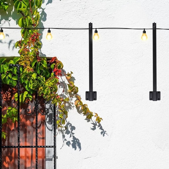 ELAYARD 4-Pack Light Clips for Outdoor String Lights, Tool-Free Setup, Perfect for Holiday Parties and Decorations