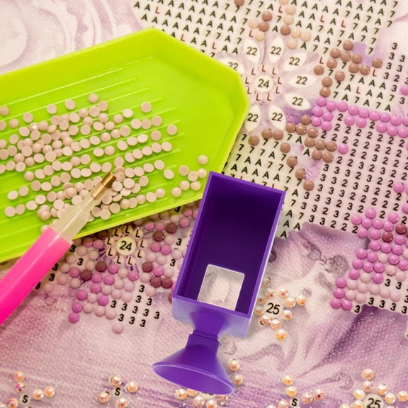 ELAYARD Rhinestone Painting Funnel Assorted Color Plastic Durable Art Applicator Tool