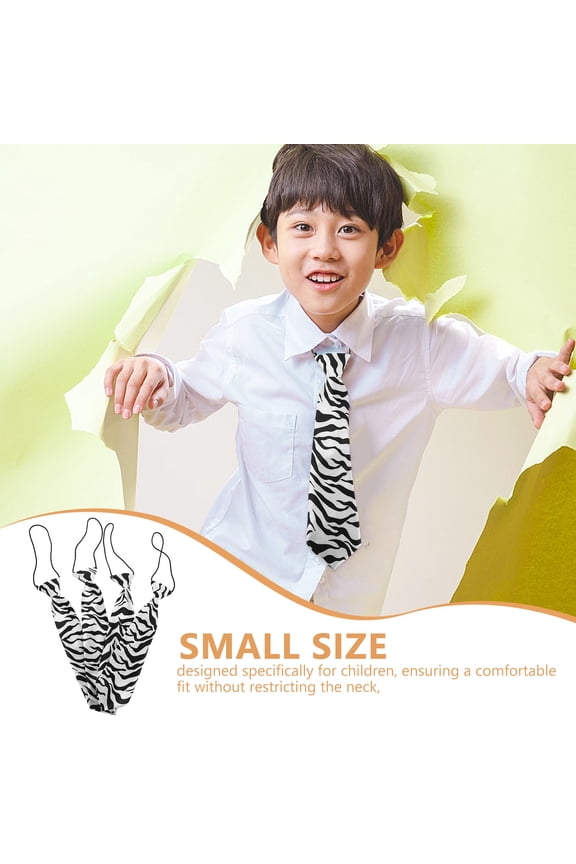 children neckties for students Multi Polyester 4Pcs