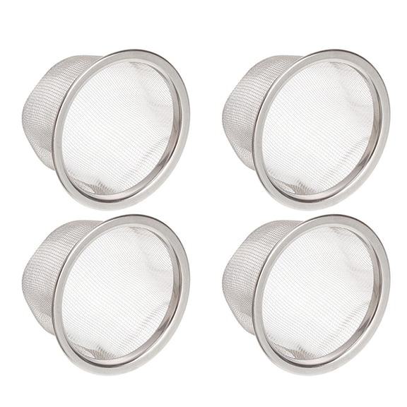 ELAYARD 4-Pack Stainless Steel Tea Strainer Mesh Inserts for Teapot Accessories, for Loose Leaf Tea