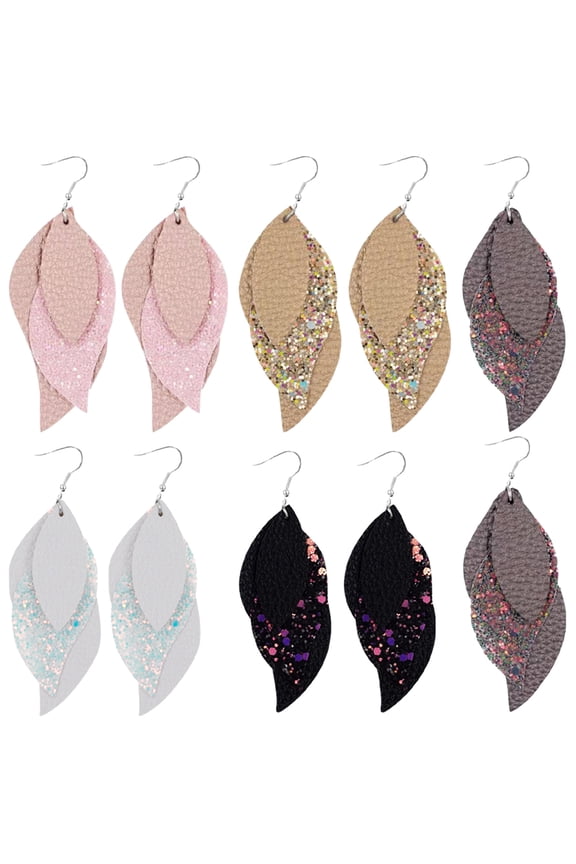 Kawaii Earrings 5 Pairs Fashionable Lightweight for Women