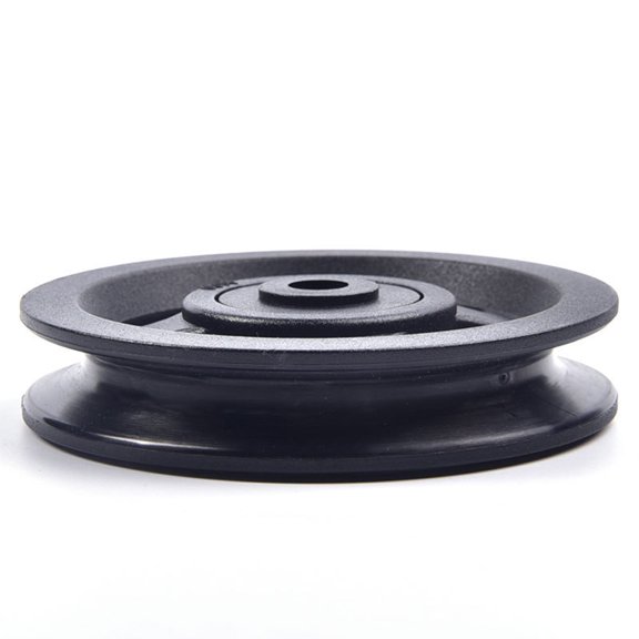 ELAYARD Wearproof Gym Pulley Wheel Black Lightweight Fitness Accessory