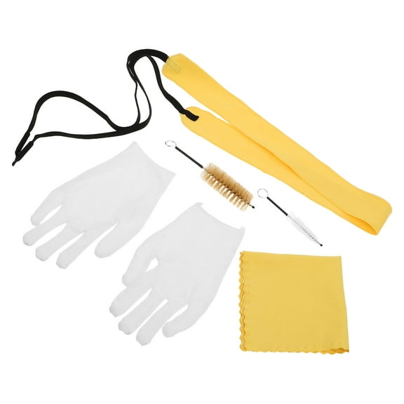 ELAYARD Tenor Saxophone Cleaning Kit with Mouthpiece Brush and Accessories, Assorted Colors, 1 Set for Saxophone Care