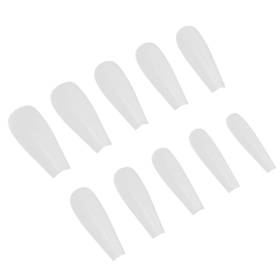 ELAYARD 500 Pieces Clear Nail Stickers Decals for Manicure, Easy to Apply and for Special Occasions