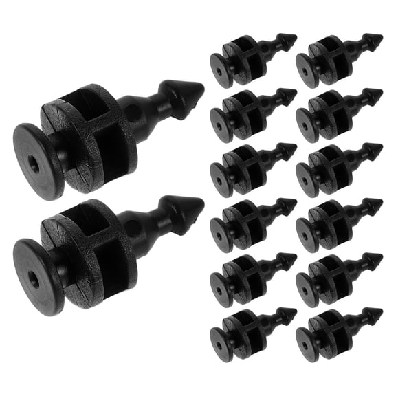 ELAYARD 50Pcs Auto Tail Light Repair Part Black Tail Lamp Mounting Clip Easy Installation for Car Use