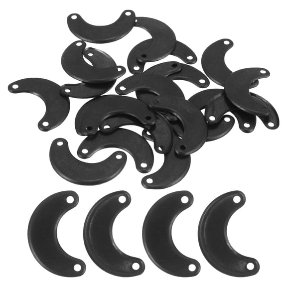 ELAYARD 50Pcs Black Metal Photo Frame Turn Buttons Decorative Fasteners for Frame Fixing